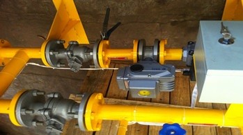 Latest company case about Natural gas line - Electric V type regulating valve in natural gas pipeline