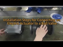 Stainless Steel Flange Connection Metal Seat Electric Control Ball Valve