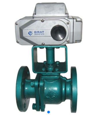 Anti Corrosion Fluorine Electric Ball Valve Dn15 - Dn250 Electric Motorized Ball Valve