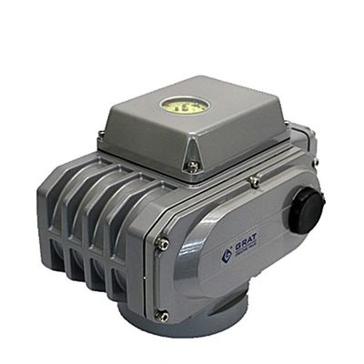 Al Alloy Quick Open Electric Actuator AC220V Flange Connection