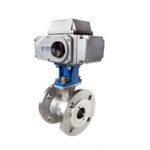 High Temperature Stainless Steel Electric Flange Connection Ball Valve