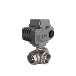 3 Way Multi Control Stainless Steel Ball Valve with Electricity Motorized Actuator