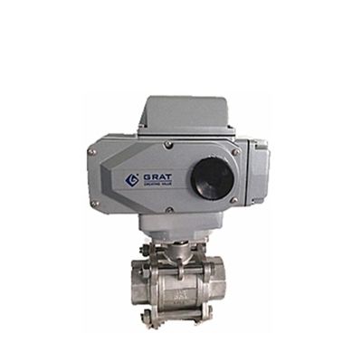 Grat Stainless Steel Thread Connection Electric on-off Ball Valve