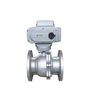 IP67 Stainless Steel Flange Connection Electric Acid Resistant Ball Valve