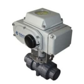 Soft Seat Plastic UPVC Electric Ball Valve Chemical Resistant 3 Inch PVC Ball Valve