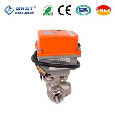 IoT Internal Thread Three-Way Ball Valve